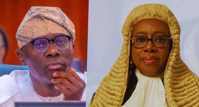 Sanwo-Olu congratulates acting CJN, Kekere-Ekun