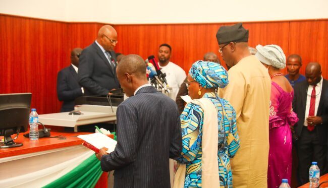 Wike swears-in FCTA mandate secretary, four permanent