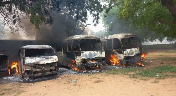 Yobe Govt Imposes Curfew In Three LGAs As Hoodlums Set Seven Buses On Fire