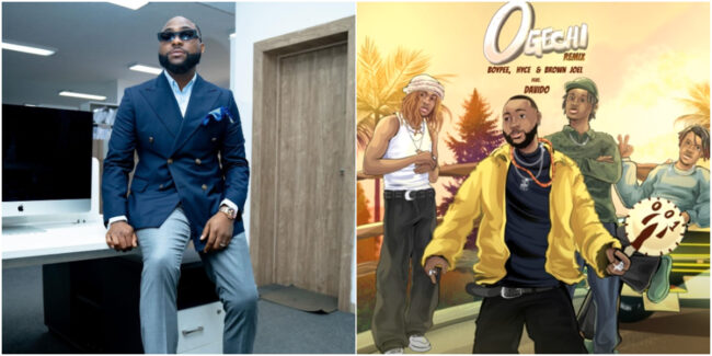 YouTube removes Davido’s wedding hit, 'Ogechi Remix',