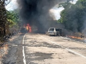 Tanker explosion