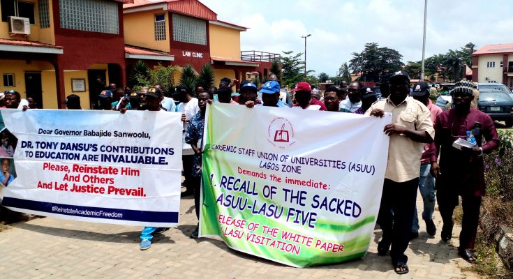 ASUU demands immediate recall of five sacked union leaders in LASU