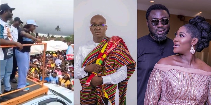 Actress Mercy Johnson Kneels For APC Supporters To Vote Okpebolo