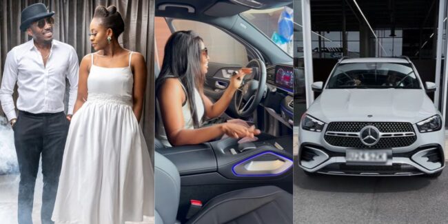 Bovi surprises wife with 2024 Mercedes-Benz after passing UK driving test