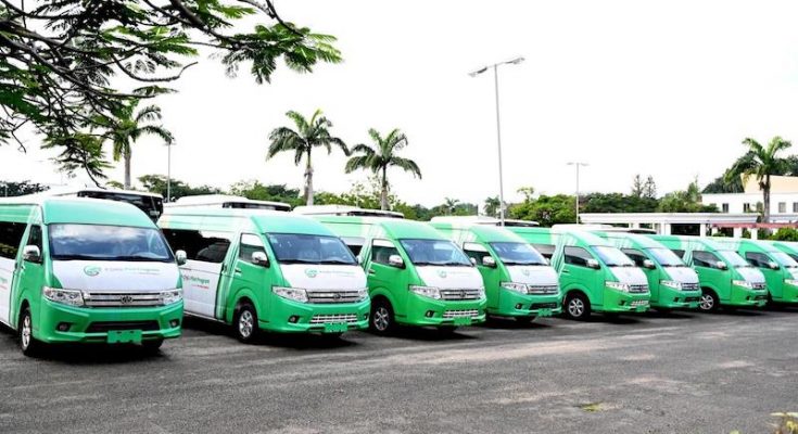 FG Gifts Labour Unions, Students 64 CNG Buses