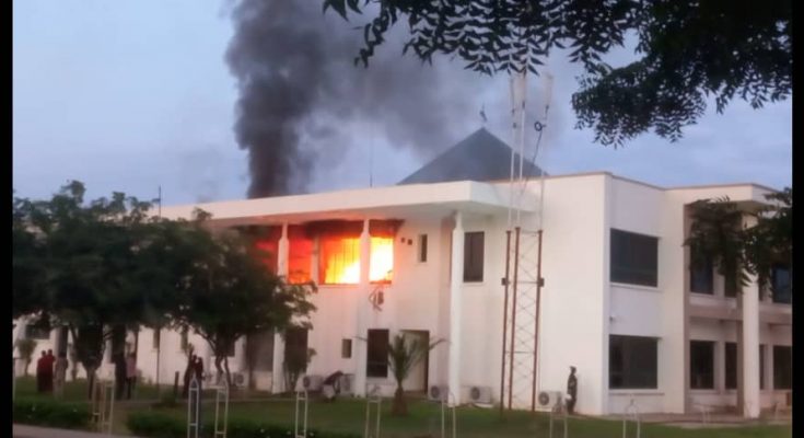 Fire guts Katsina gov's office