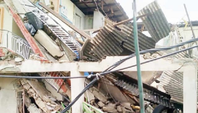 Four Occupants Injured As Building Collapses In Plateau