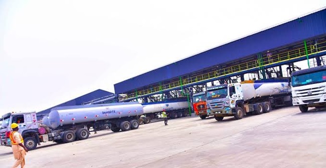 NNPCL mobilises over 100 trucks, lifting of Dangote petrol,