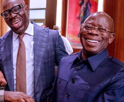 Obaseki Now Politically Dead – Oshiomhole Reacts To Okpebholo's Edo Guber Election Victory