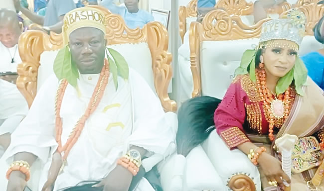 Ooni installs Alexandra, wife as Agbakin Bashorun of Yorubaland