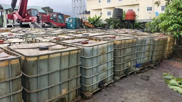 Police Raid Illicit Oil Refinery In Rivers, Arrest Four Suspects