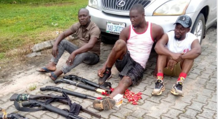 Soldiers Apprehend Three Suspects In Possession Of Firearms In Delta