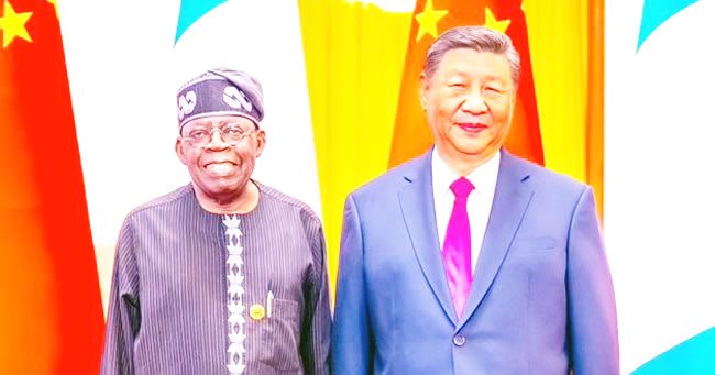 Tinubu’s visit to China