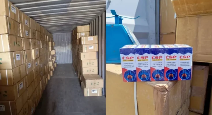 Customs Intercepts 40ft Container Of Illicit Drugs Worth N1.1bn In Lagos