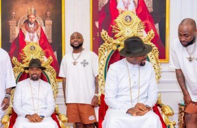 Davido, Phyno, Cubana Chief Priest, Others Pay Homage To Olu Of Warri