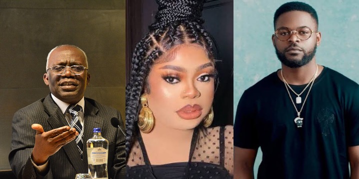 Falana, Falz Demand Retraction, Apology From Bobrisky Over Alleged N10m Bribery Claim, Gives 12-Hour Ultimatum