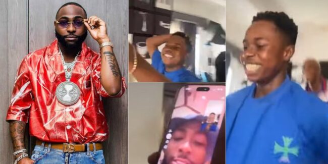 TikToker Peller overjoyed as Davido promises collaboration