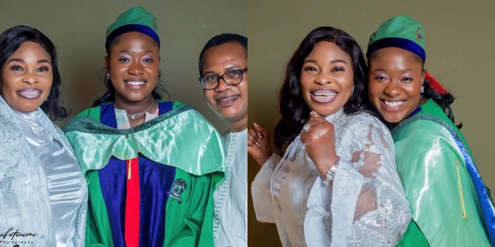 Tope Alabi Beams With Pride As Daughter Graduates From University