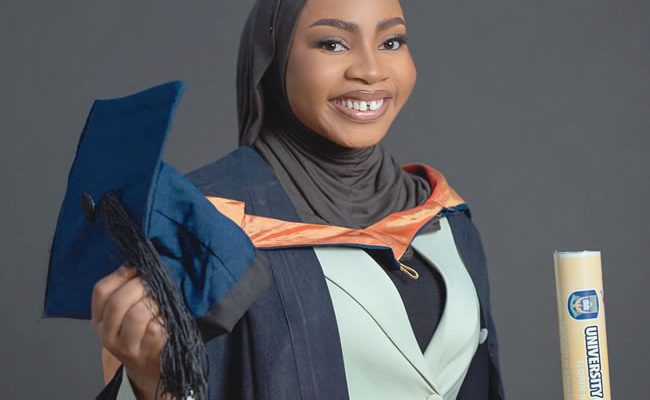 As undergraduate, I designed innovations for energy utilisation, people with mobility challenges —Heba Hamzat, UNILORIN’s Biomedical Engineering First Class graduate