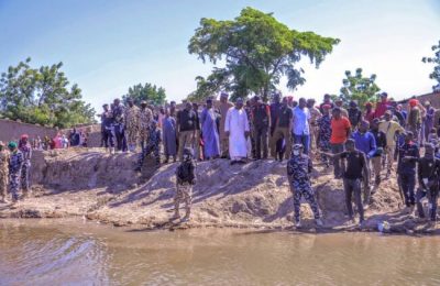 Borno flood: Zulum assesses destruction in Ngala LGA