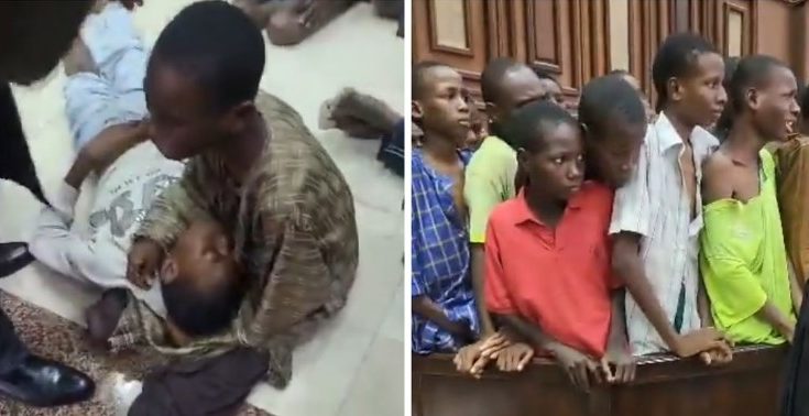 Detained underage boy collapses as FG arraigns protesters