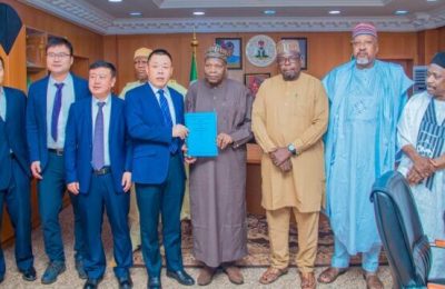 Gombe govt, Chinese firm sign MoU for 100 megawatt solar energy plant