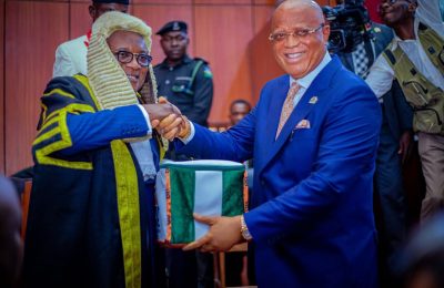 Gov Eno govt presents N955bn 2025 budget to Akwa Ibom Assembly