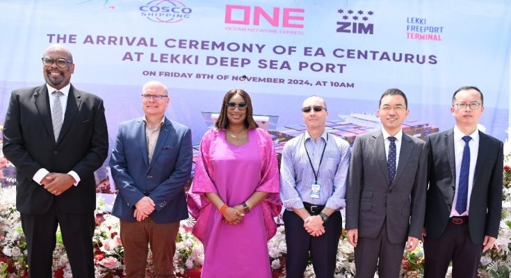 Lekki Port, Lekki Freeport, LFZ launch COSCO, ONE, ZIM shipping services