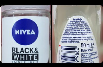 NAFDAC Warns Of Harmful Nivea Roll-on Deodorant