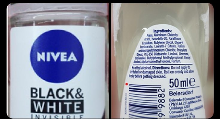 NAFDAC Warns Of Harmful Nivea Roll-on Deodorant