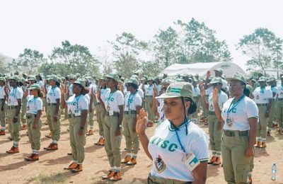 Corps members in Oyo