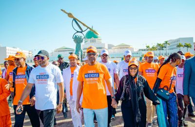 Reps hold advocacy walk against gender-based violence