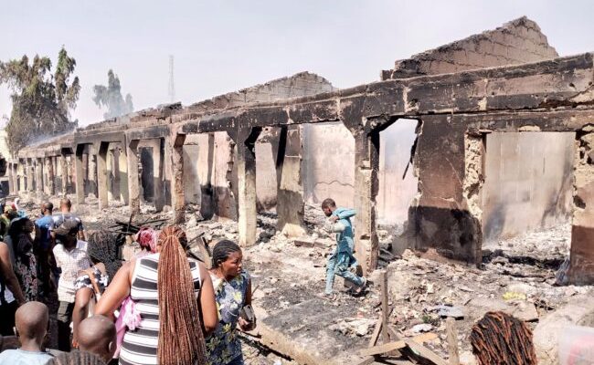 Fire razes Masaka market in Nasarawa