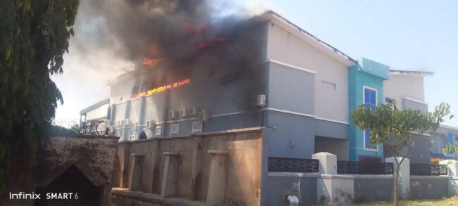 Fire razes multi-million naira lounge in Taraba