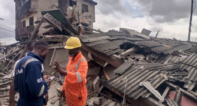 building collapse in 2024, Building collapse: Occupants ignored quit notice — LASEMA