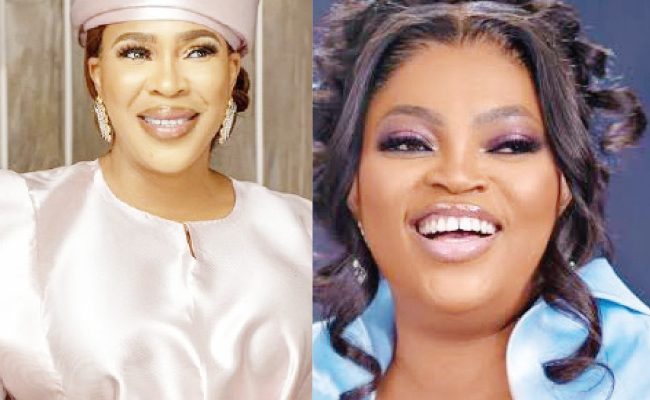 Funke Akindele ignores Fathia Balogun’s tantrums, focuses on UK premiere of new movie