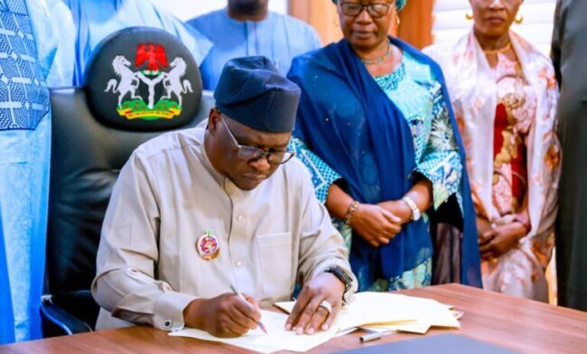 Gov Fintiri signs N486.2bn 2025 budget into law