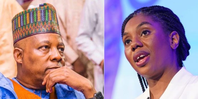 Kemi Badenoch, Kemi Badenoch replies Shettima