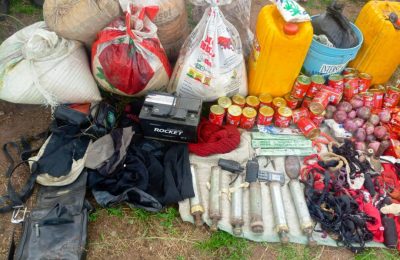 Joint security forces raid gunmen’s camp in Anambra, recover 19 IEDs