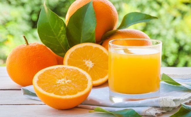 Mixing orange juice or garlic, COVID-19, Orange juice, immunity