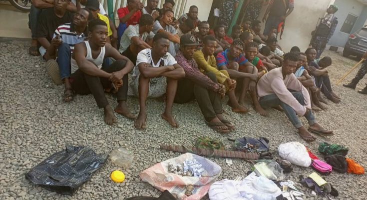 Police arrest 128 criminals in Lagos, others