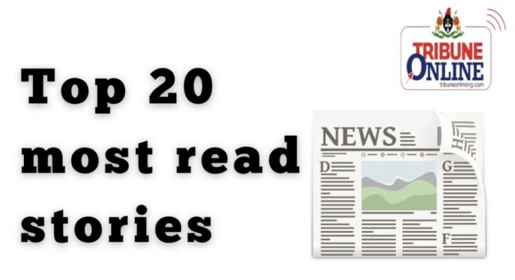 Top 20 most read stories on Tribune Online in 2024