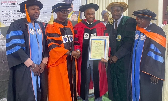 US varsity confers honorary doctorate on Obilade, others