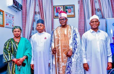 Ex-gov Yahaya Bello seeks support for Tinubu