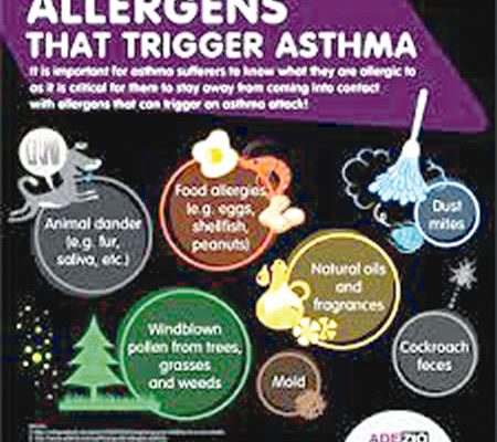 Factors that may trigger asthma attack