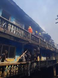 Fire guts popular market, destroys several shops in Kwara