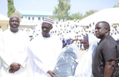 Gov Bala's wife distributes teaching, learning support materials to Bauchi students