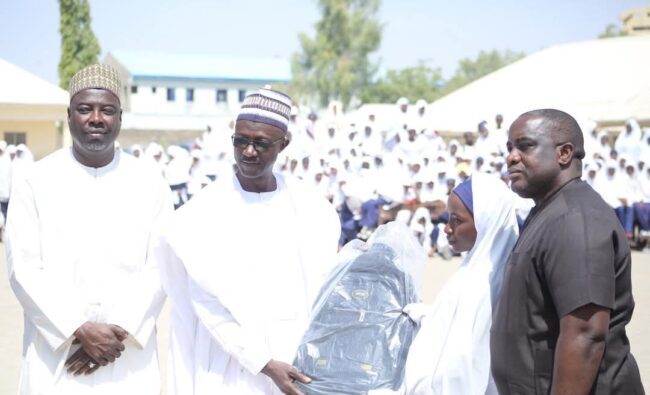 Gov Bala's wife distributes teaching, learning support materials to Bauchi students