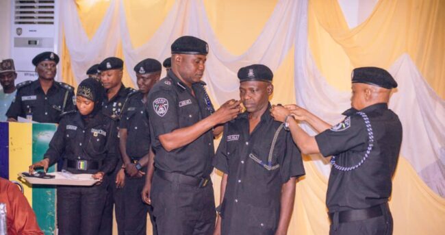 Police decorate 76 promoted officers in Yobe