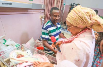 Tinubu's wife welcomes first baby of 2025